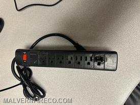 A home dishwasher was found plugged into this power strip.